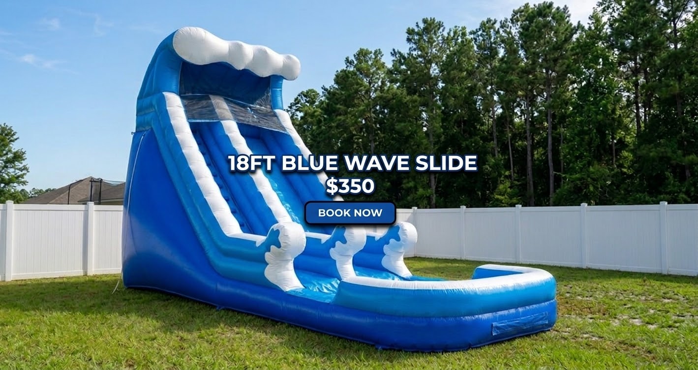 18ft Blue Wave Water Slide